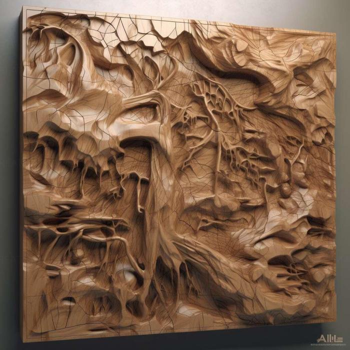 نموذج ثلاثي الأبعاد لآلة CNC 3D Art 